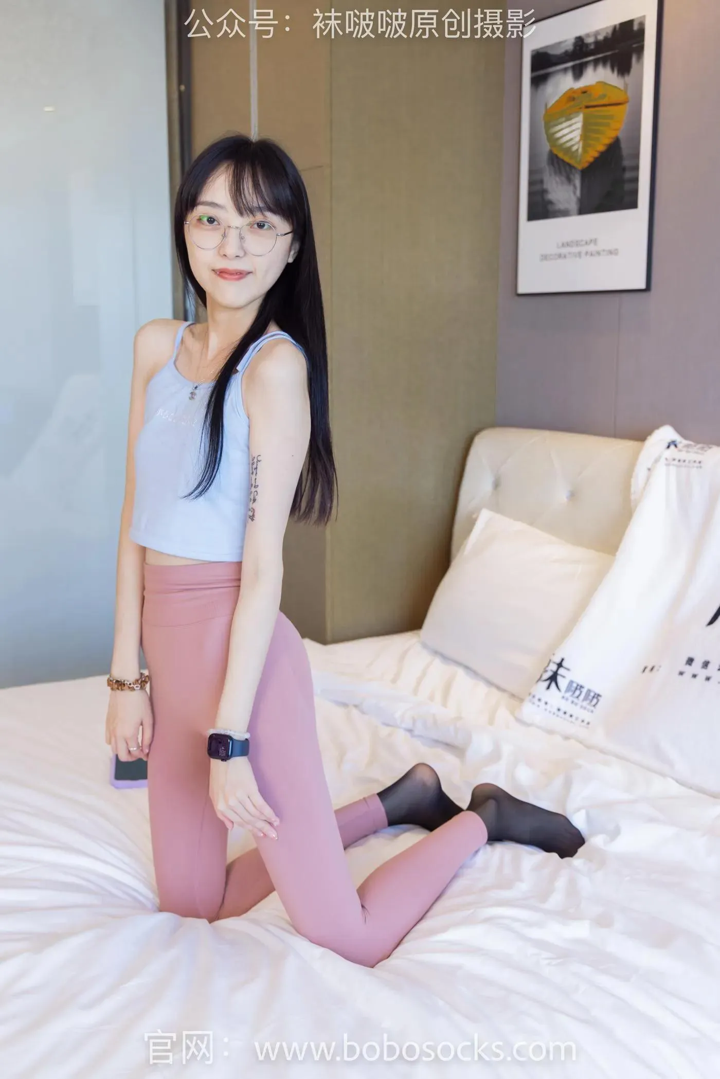 [BoBoSocks袜啵啵]NO.140 稚予-高跟鞋、瑜伽裤裤里丝、肉丝、黑丝 [139P]插图4